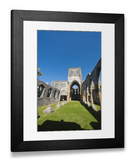 Framed Print : The unfinished Church in St. Georges, Bermuda Framed Print : The unfinished Church in St. Georges, Bermuda
