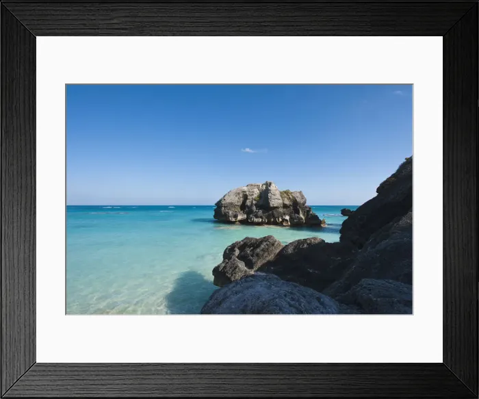 Framed Print : Warwick Long Bay, Jobsons Cove Beach, Bermuda