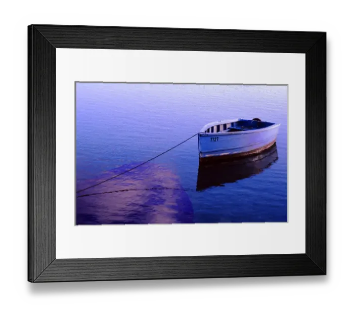 Framed Print : Blue boat in Bermuda
