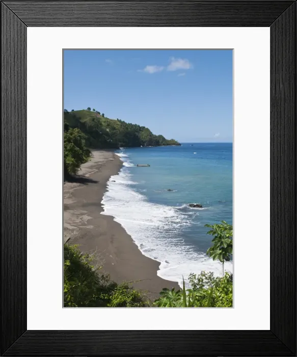 Framed Print : Petit Bordel Bay, St. Vincent & The Grenadines