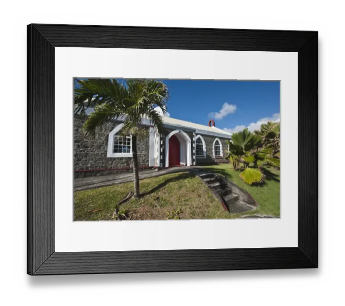 Framed Print : Biabou, St. Vincent & The Grenadines. St. Matthews Anglican Church Framed Print : Biabou, St. Vincent & The Grenadines. St. Matthews Anglican Church