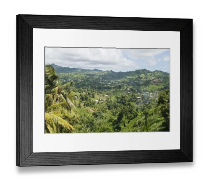 Framed Print : Mesopotamia Valley, St. Vincent & The Grenadines Framed Print : Mesopotamia Valley, St. Vincent & The Grenadines