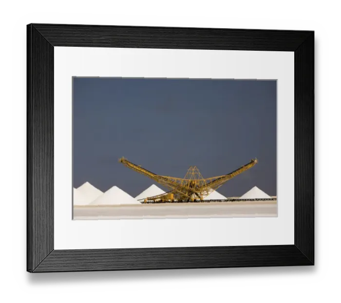 Framed Print : Caribbean, Netherlands Antilles, Bonaire, Lacre Point. Cones of crystallized salt Framed Print : Caribbean, Netherlands Antilles, Bonaire, Lacre Point. Cones of crystallized salt