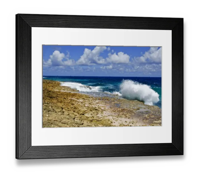 Framed Print : Bonaire. Playa Chikitu Beach