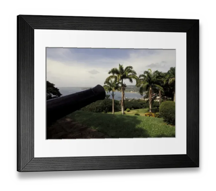 Framed Print : Caribbean, West Indies, Trinidad and Tobago, Tobago, Scarborough. Fort King George Framed Print : Caribbean, West Indies, Trinidad and Tobago, Tobago, Scarborough. Fort King George