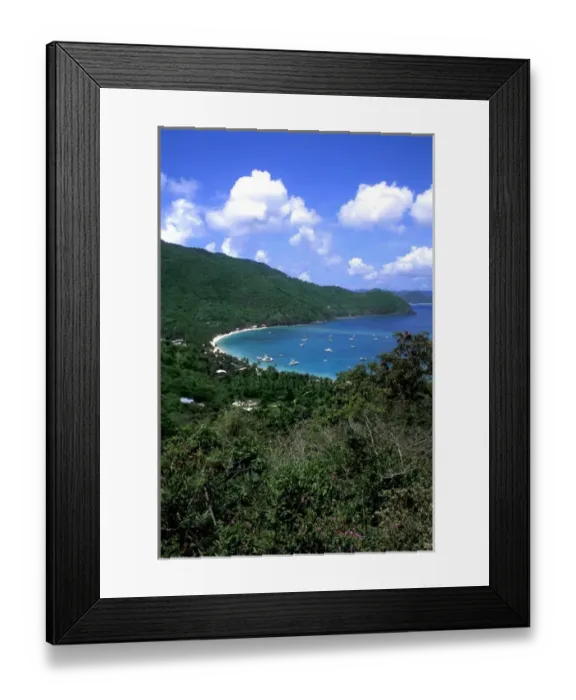 Framed Print : Cane Garden Bay Tortola BVI British Virgin Islands