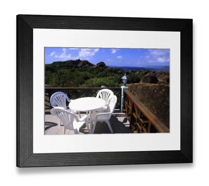 Framed Print : Top of the Baths Restaurant and pool at The Baths of Virgin Gorda in British Virgin Framed Print : Top of the Baths Restaurant and pool at The Baths of Virgin Gorda in British Virgin