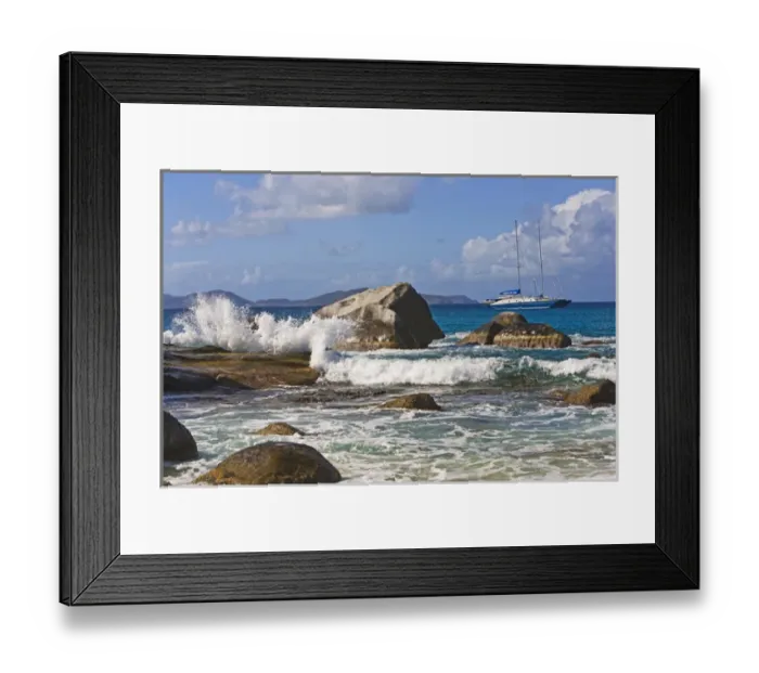Framed Print : Beach side at Virgin Gorda, British Virgin Islands Framed Print : Beach side at Virgin Gorda, British Virgin Islands