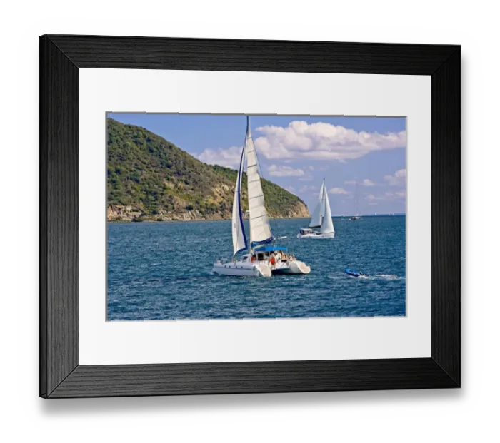 Framed Print : AS scenic of Sail boats in Road Harbour, Road Town Tortola U. S. Virgin Islands Framed Print : AS scenic of Sail boats in Road Harbour, Road Town Tortola U. S. Virgin Islands