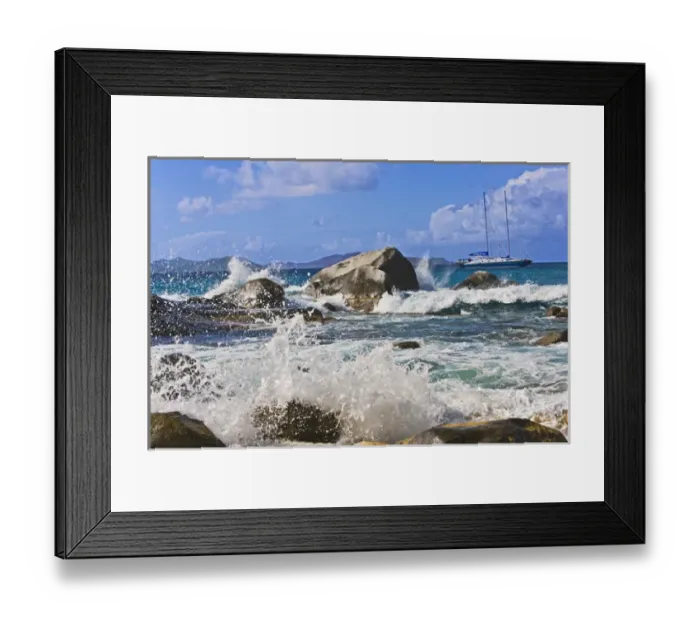 Framed Print : Beach side at Virgin Gorda, British Virgin Islands Framed Print : Beach side at Virgin Gorda, British Virgin Islands