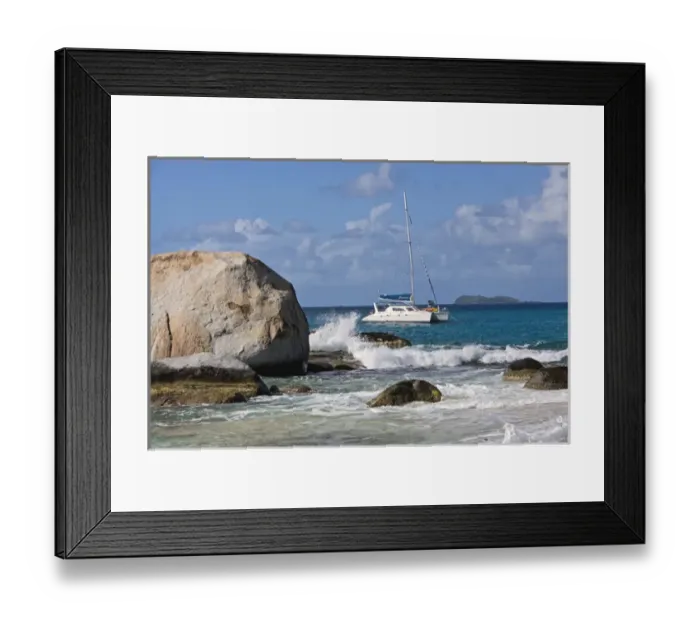 Framed Print : Beach side at Virgin Gorda, British Virgin Islands Framed Print : Beach side at Virgin Gorda, British Virgin Islands