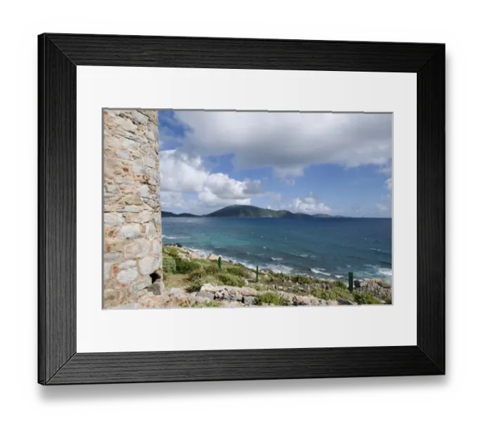 Framed Print : North America, Caribbean, British Virgin Islands, Virgin Gorda. Settled by the British