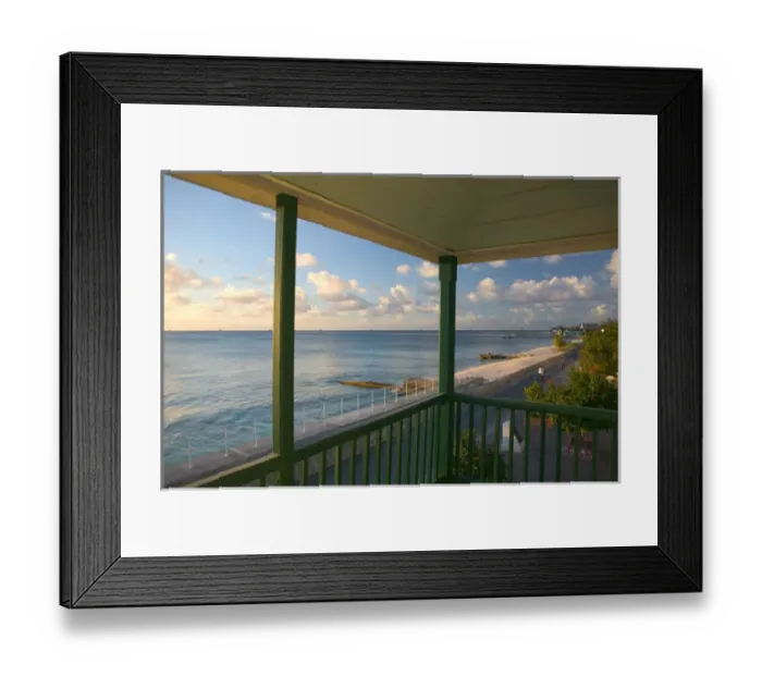 Framed Print : Caribbean, TURKS & CAICOS-Grand Turk Island-Cockburn Town: Town View of Front Street Framed Print : Caribbean, TURKS & CAICOS-Grand Turk Island-Cockburn Town: Town View of Front Street