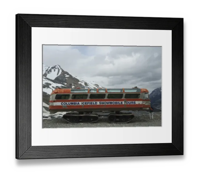 Framed Print : Canada: Alberta, Columbia Icefields Bus Tour and hike, Athabasca Glacier Framed Print : Canada: Alberta, Columbia Icefields Bus Tour and hike, Athabasca Glacier