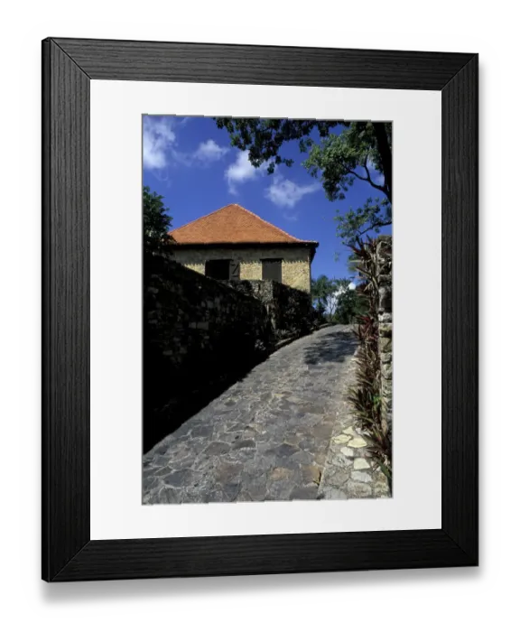 Framed Print : Cuba, Pinar Del Rio. Old French coffee farmhouse Framed Print : Cuba, Pinar Del Rio. Old French coffee farmhouse