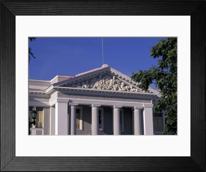 Framed Print : Cuba, Cien Fuergos, Downtown Square, College of San Lorenzo Framed Print : Cuba, Cien Fuergos, Downtown Square, College of San Lorenzo
