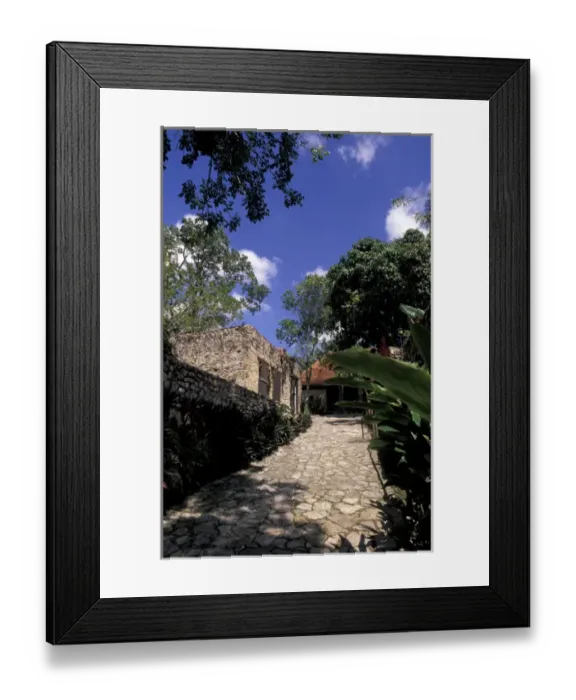 Framed Print : Cuba, Pinar Del Rio. Old French coffee farmhouse Framed Print : Cuba, Pinar Del Rio. Old French coffee farmhouse