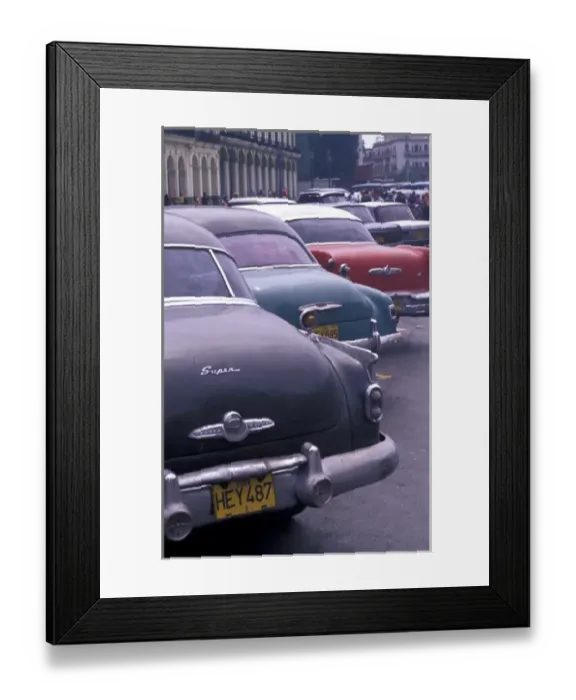 Framed Print : Cuba, Havana. Classic 1950s autos Framed Print : Cuba, Havana. Classic 1950s autos