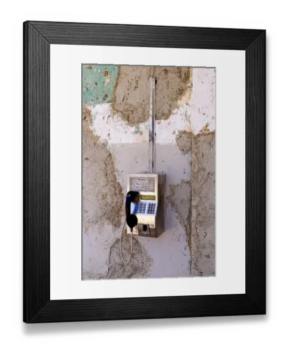 Framed Print : Havana capitol city of Cuba closeup of peeled paint and old pay phone in Lawton Framed Print : Havana capitol city of Cuba closeup of peeled paint and old pay phone in Lawton