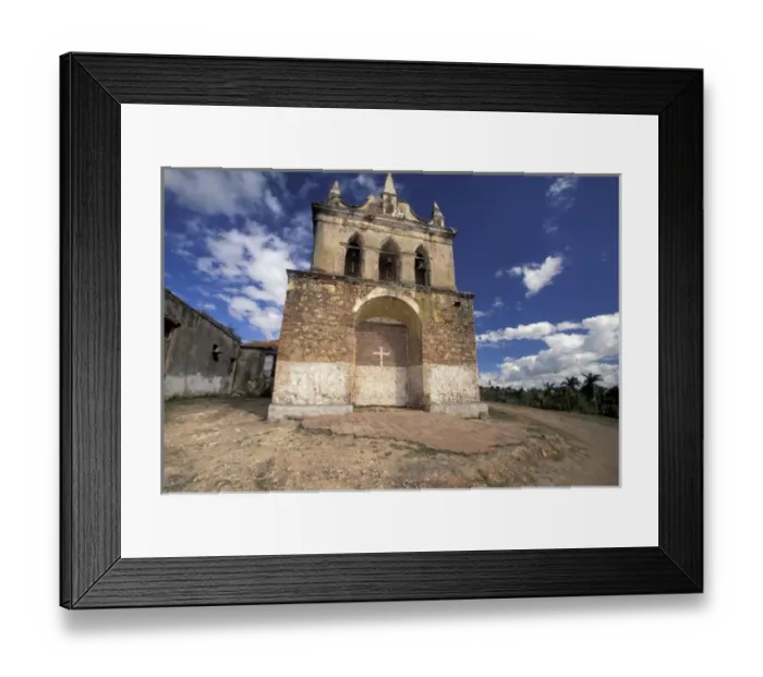 Framed Print : Cuba, Trenedad de Cuba, Old Church