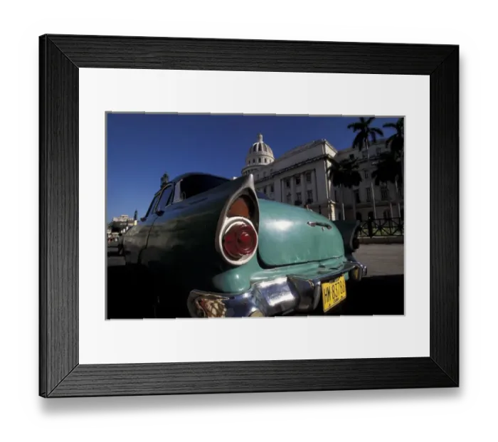 Framed Print : Cuba, Havana, Old Car Framed Print : Cuba, Havana, Old Car
