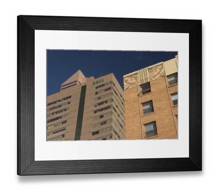 Framed Print : 02. Canada, Alberta, Calgary: Downtown Architecture, Old and New Buildings Framed Print : 02. Canada, Alberta, Calgary: Downtown Architecture, Old and New Buildings