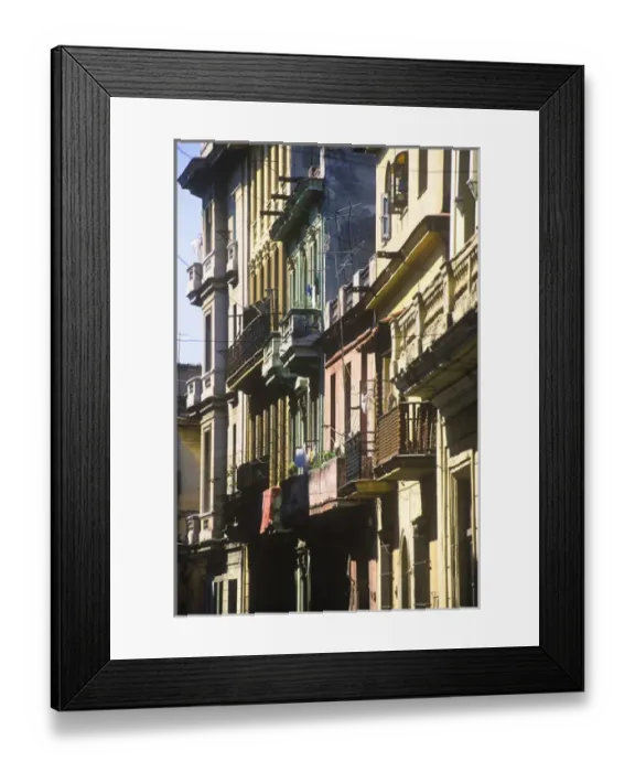 Framed Print : Spanish colonial architecture is found throughout the old city