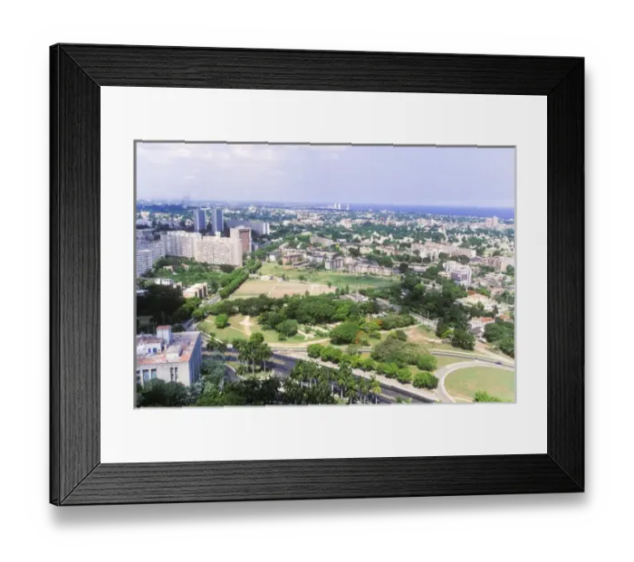 Framed Print : View of the city of Havana