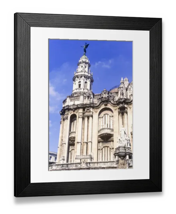 Framed Print : The Gran Teatro de la Habana. One of the worlds greatest opera houses, built in 1837