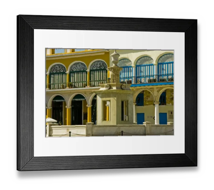 Framed Print : Plaza Vieja, Old Square in Old Havana, Habana Vieja, Cuba Framed Print : Plaza Vieja, Old Square in Old Havana, Habana Vieja, Cuba