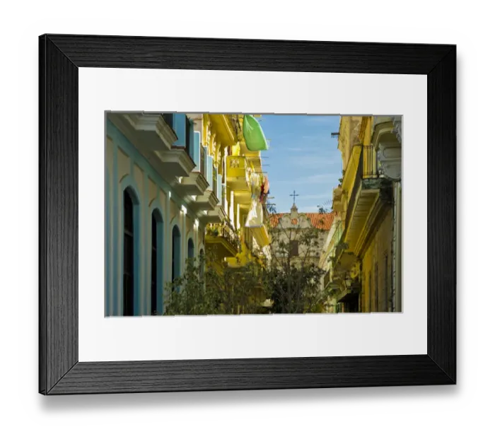 Framed Print : Plaza Vieja - Old Plaza in Old Havana, Habana Vieja, Cuba Framed Print : Plaza Vieja - Old Plaza in Old Havana, Habana Vieja, Cuba
