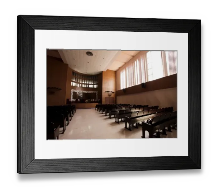 Framed Print : Havana, Cuba, Unesco World Heritage City. Interior of one of the three Jewish synagogues Framed Print : Havana, Cuba, Unesco World Heritage City. Interior of one of the three Jewish synagogues