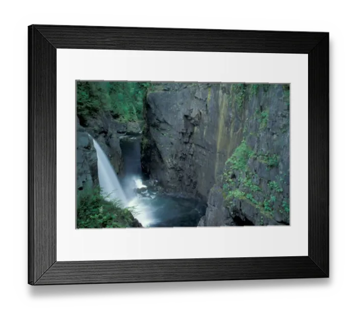 Framed Print : NA, Canada, BC, Vancouver Island, Elk Falls (on the Campbell river) Framed Print : NA, Canada, BC, Vancouver Island, Elk Falls (on the Campbell river)