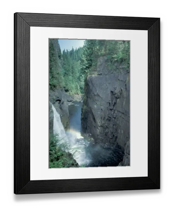 Framed Print : NA, Canada, BC, Vancouver Island, Elk Falls (on the Campbell river) Framed Print : NA, Canada, BC, Vancouver Island, Elk Falls (on the Campbell river)