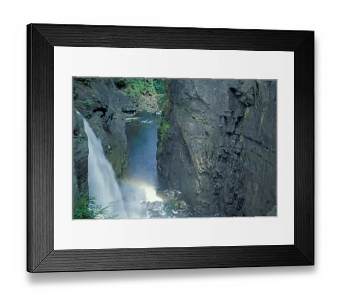 Framed Print : NA, Canada, BC, Vancouver Island, Elk Falls on the Campbell river Framed Print : NA, Canada, BC, Vancouver Island, Elk Falls on the Campbell river