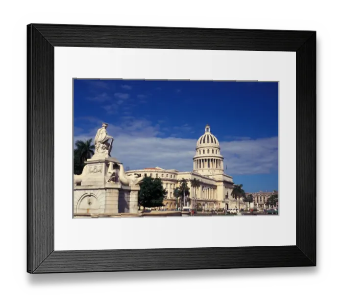 Framed Print : Cuba, La Habana, Capitol Building Framed Print : Cuba, La Habana, Capitol Building
