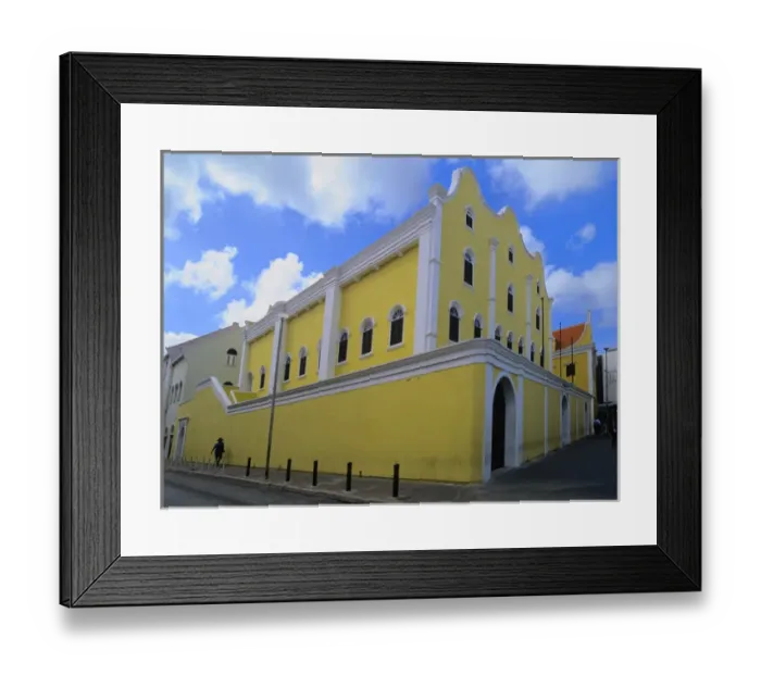 Framed Print : Congregation Mikve Israel-Emanuel in Curacao Framed Print : Congregation Mikve Israel-Emanuel in Curacao