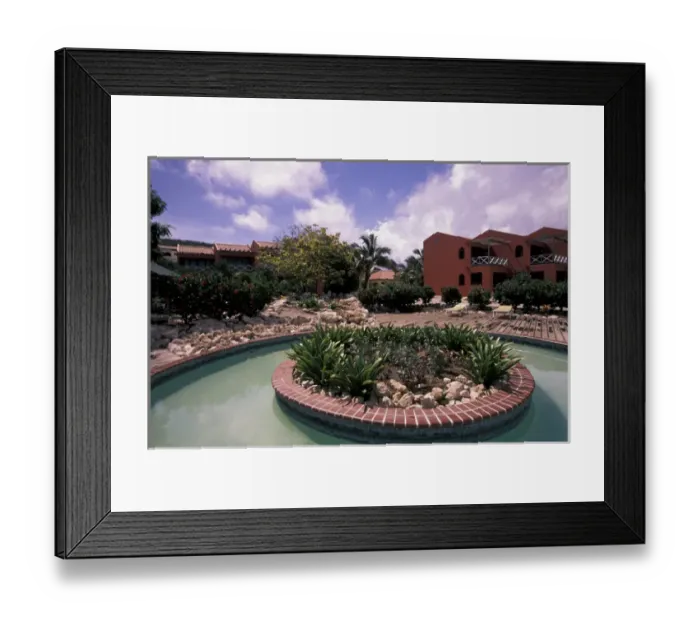 Framed Print : Caribbean, Netherland Antilles, Curacao The Habitat Resort Framed Print : Caribbean, Netherland Antilles, Curacao The Habitat Resort