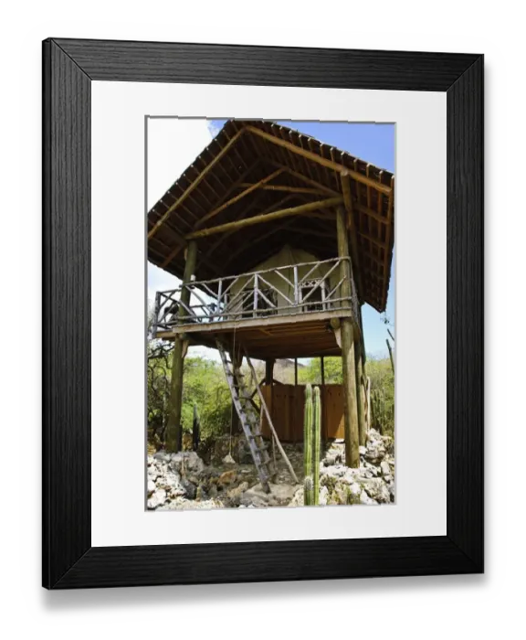 Framed Print : Curacao. Lodge Kura Hulanda and Beach Club, Curacao