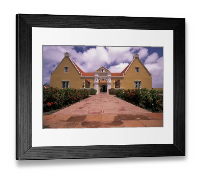 Framed Print : Caribbean, Netherland Antilles, Curacao, Klein Santa Martha Former plantation house Framed Print : Caribbean, Netherland Antilles, Curacao, Klein Santa Martha Former plantation house