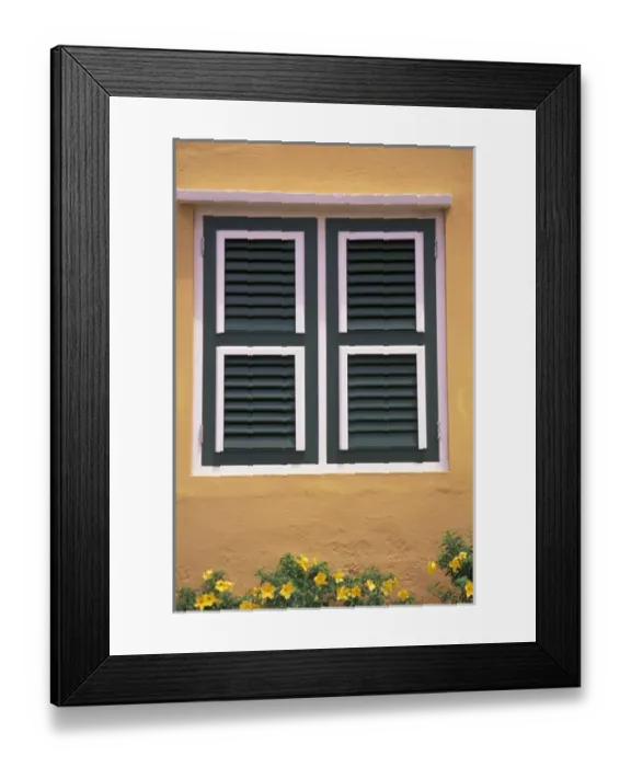 Framed Print : Caribbean, Netherland Antilles, Curacao, Klein Santa Martha Former plantation house Framed Print : Caribbean, Netherland Antilles, Curacao, Klein Santa Martha Former plantation house