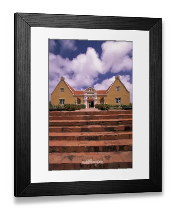 Framed Print : Caribbean, Netherland Antilles, Curacao, Klein Santa Martha Former plantation house Framed Print : Caribbean, Netherland Antilles, Curacao, Klein Santa Martha Former plantation house