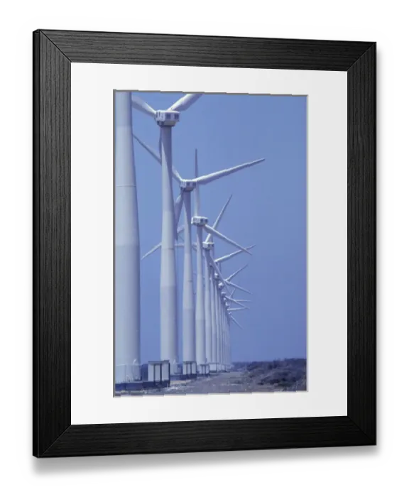 Framed Print : Caribbean, Netherland Antilles, Curacao, near Playa Kanoa Windmill electric generators Framed Print : Caribbean, Netherland Antilles, Curacao, near Playa Kanoa Windmill electric generators