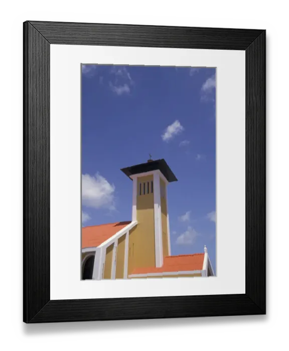 Framed Print : Caribbean, Netherland Antilles, Curacao Colorful buildings and detail in Scharloo Framed Print : Caribbean, Netherland Antilles, Curacao Colorful buildings and detail in Scharloo