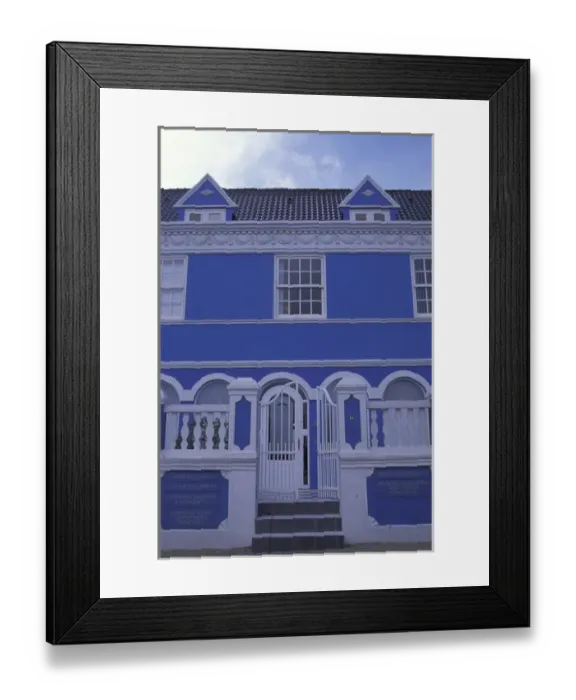 Framed Print : Caribbean, Netherland Antilles, Curacao Colorful buildings and detail in the Scharloo Framed Print : Caribbean, Netherland Antilles, Curacao Colorful buildings and detail in the Scharloo