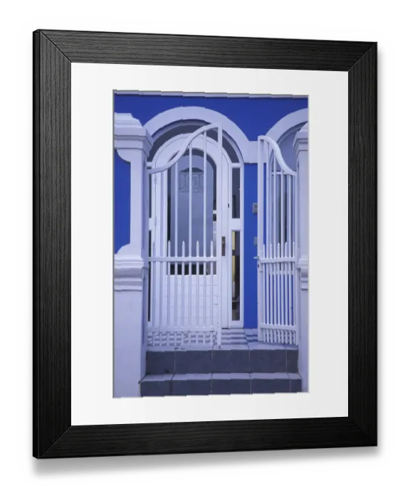 Framed Print : Caribbean, Netherland Antilles, Curacao Colorful buildings and detail in the Scharloo