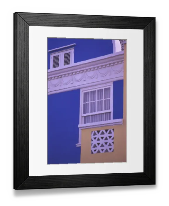 Framed Print : Caribbean, Netherland Antilles, Curacao Colorful buildings and detail in the Scharloo