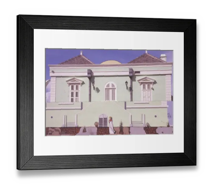 Framed Print : Caribbean, Netherland Antilles, Curacao Colorful buildings and detail in the Scharloo