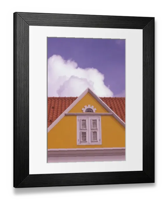 Framed Print : Caribbean, Netherland Antilles, Curacao Colorful buildings and detail in the Scharloo Framed Print : Caribbean, Netherland Antilles, Curacao Colorful buildings and detail in the Scharloo