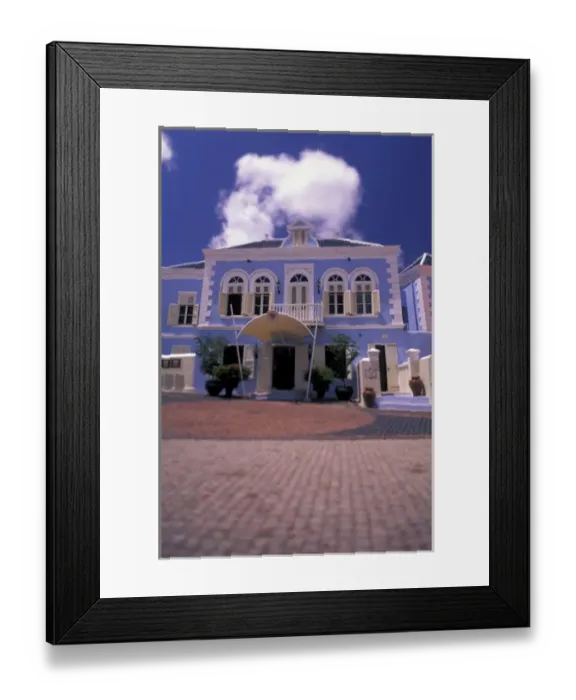 Framed Print : Caribbean, Netherland Antilles, Curacao, Willemstad Kura Hulanda Resort complex Framed Print : Caribbean, Netherland Antilles, Curacao, Willemstad Kura Hulanda Resort complex